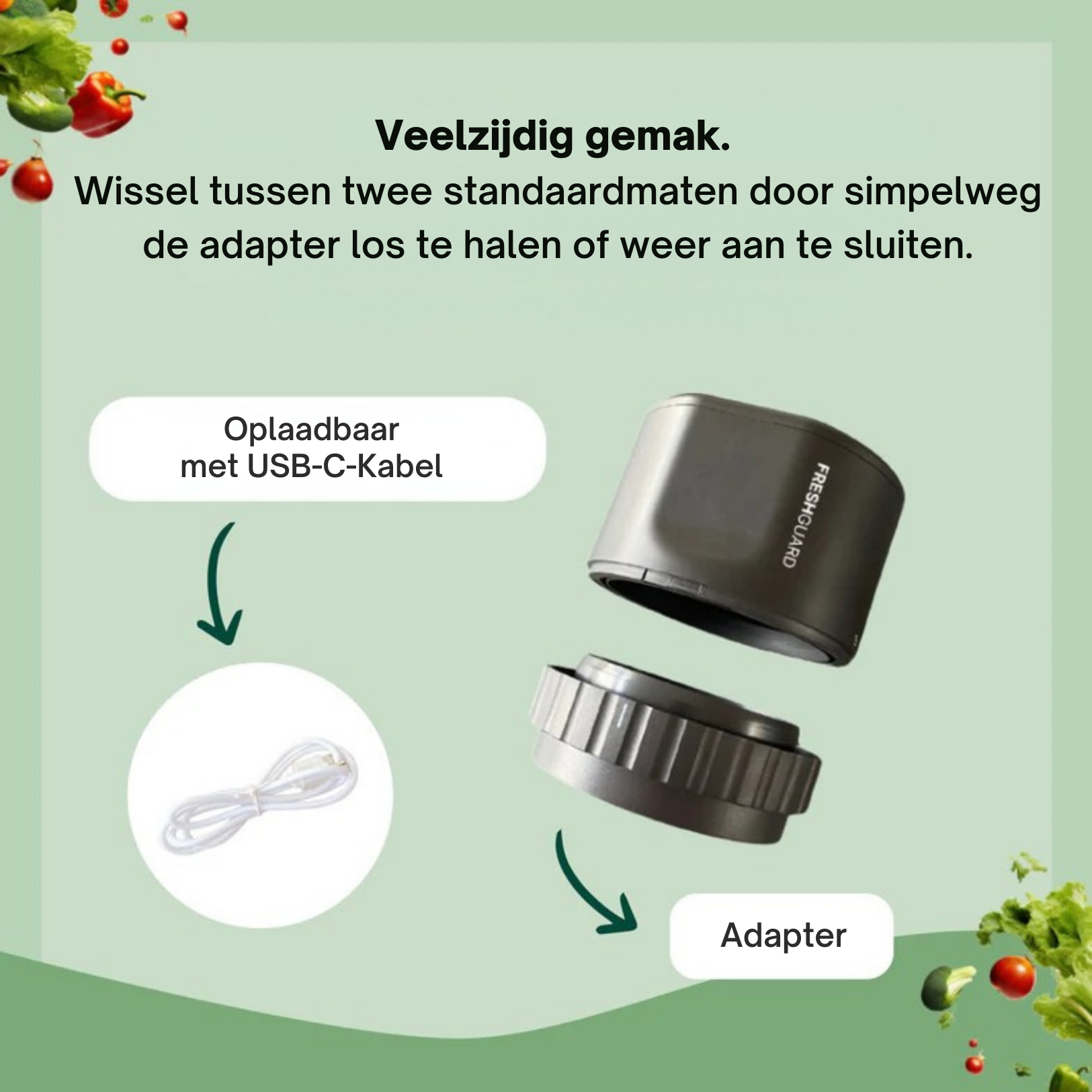 Freshguard™ Vacuümsealer - Houd je eten langer vers!