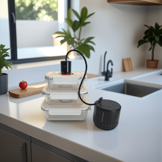 Glazen vacuüm vershoudbak