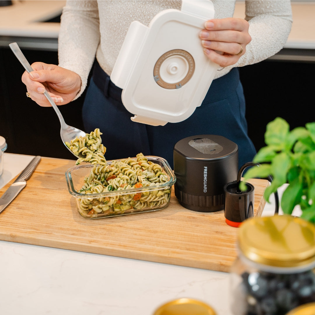 Glazen vacuüm vershoudbak