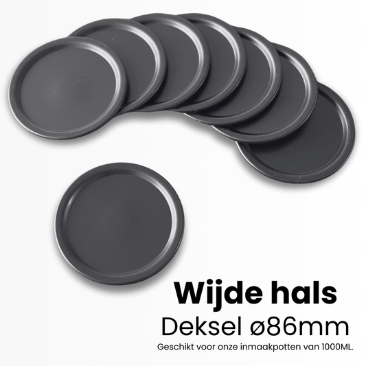 Gratis luxe krijtbord-vacuümdeksels (let op geen SKU)