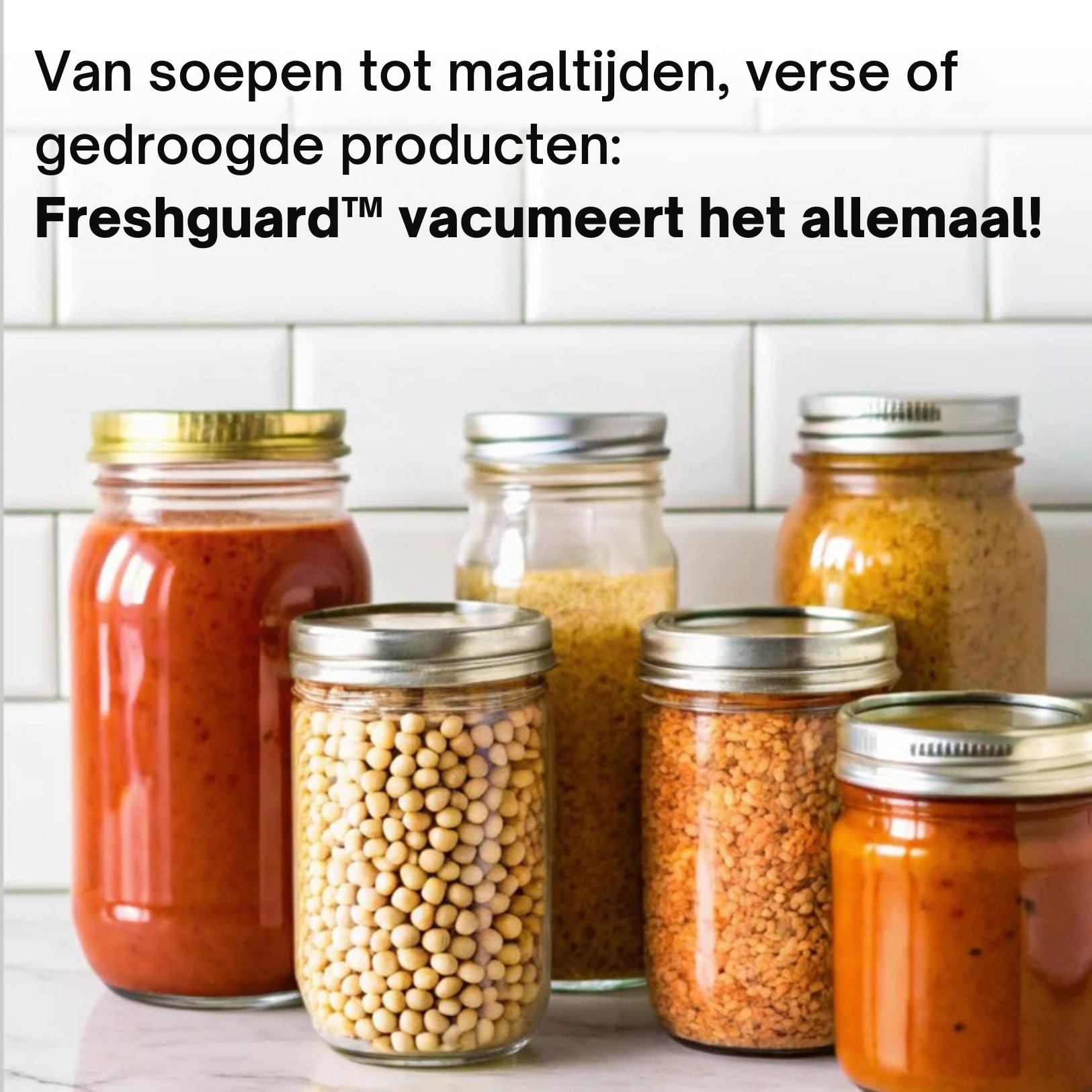 Freshguard™ Vacuümsealer - Houd je eten langer vers!
