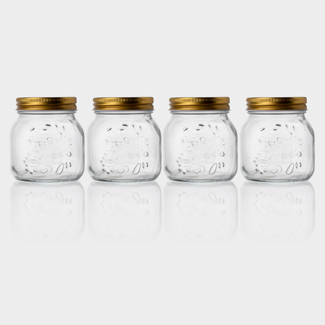 4x 380ml Glazen