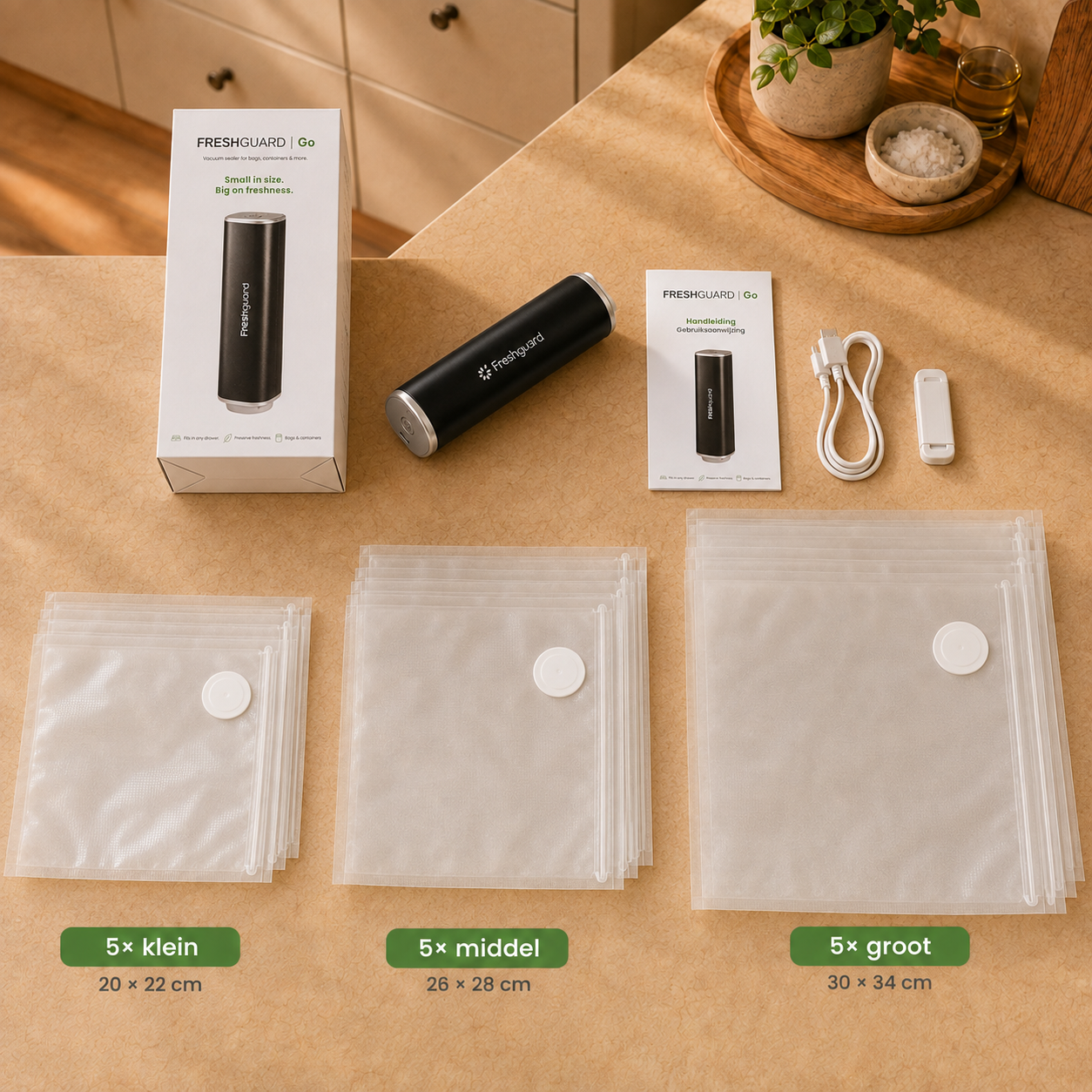 Freshguard™ GO - Prep & Freeze Systeem