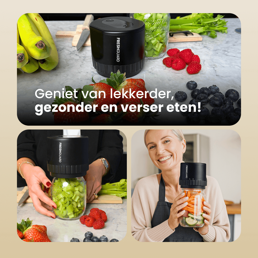 Freshguard™ Vacuümsealer - Houd je eten langer vers