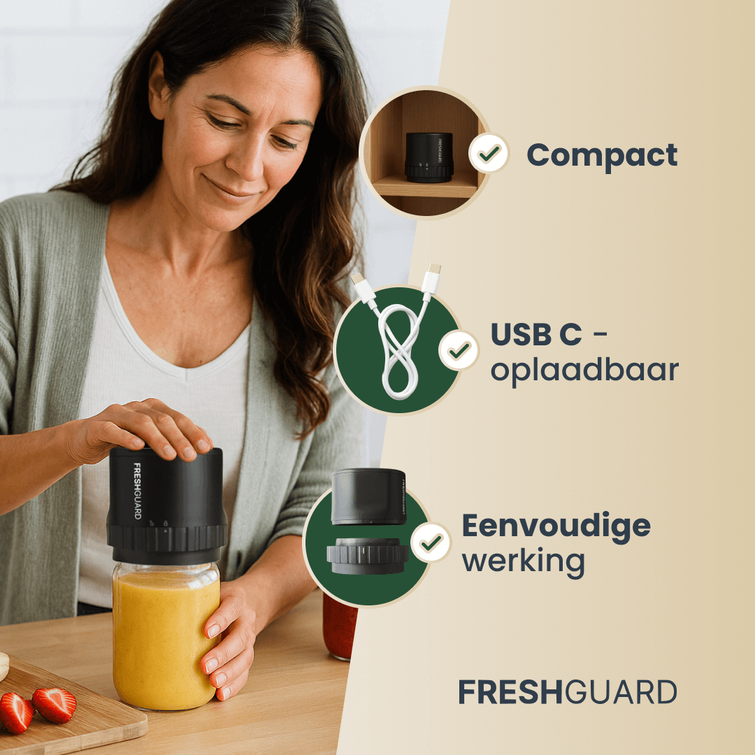 Freshguard™ Vacuümsealer - Houd je eten langer vers