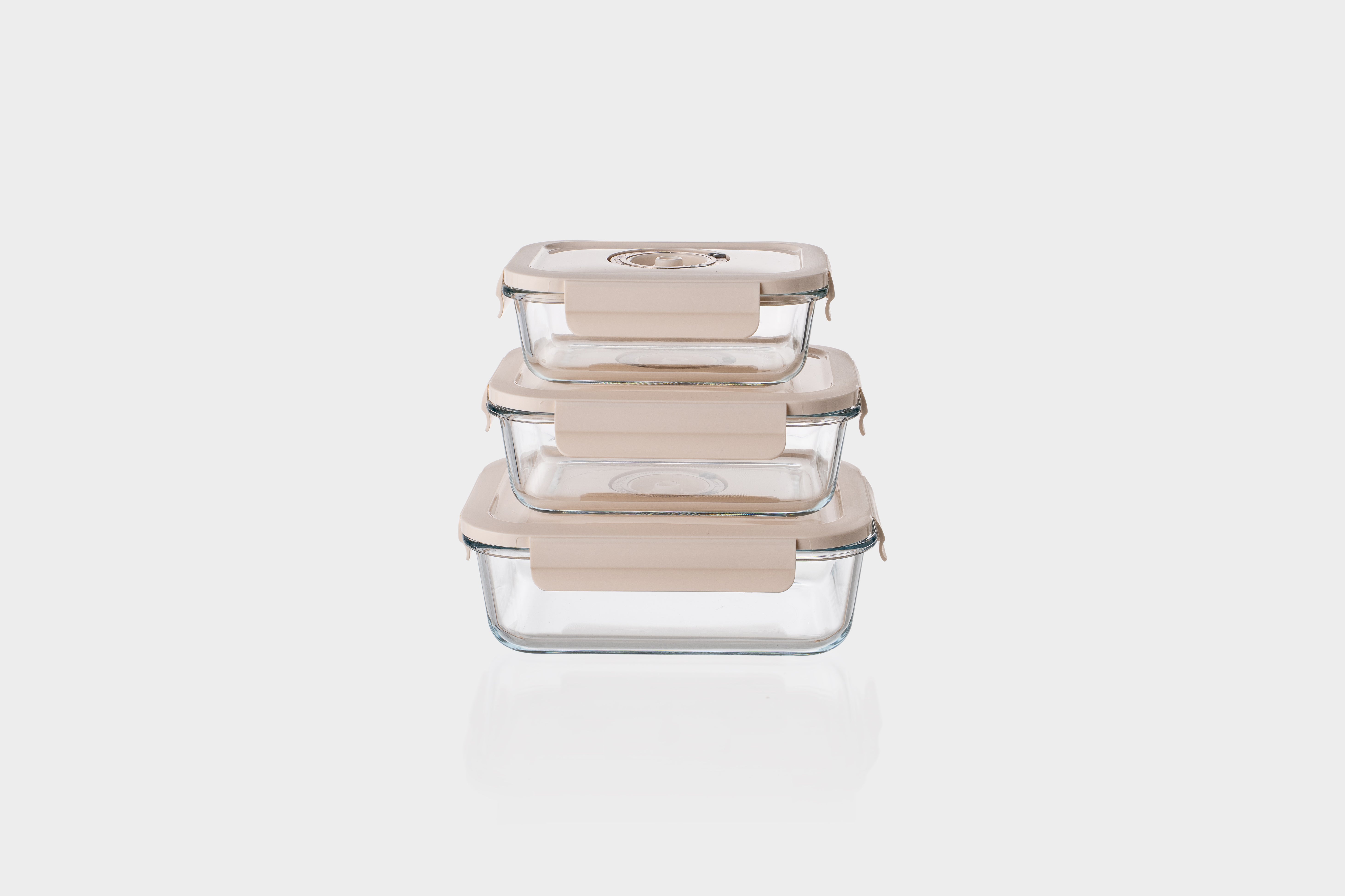 Glazen vacuüm vershoudbak